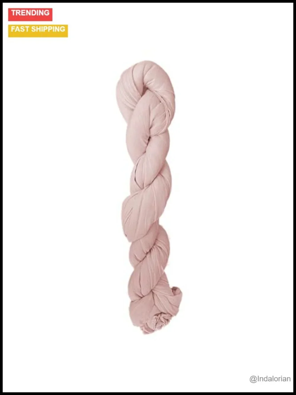 100% Cotton Crinkle Scarf, Fashion Wrap Shawl